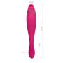 JOS Danvi vibrator with vacuum wave stimulation, silicone, pink, 21.5 cm - 7