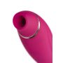 JOS Danvi vibrator with vacuum wave stimulation, silicone, pink, 21.5 cm - 11