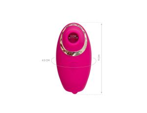 JOS Multifunctional stimulator of erogenous zones Nimka, silicone, pink, 9 cm - image 2