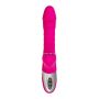 JOS Thrusting and sucking vibrator To-Frolly, silicone, pink, 21,5cm - 3