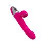 JOS Thrusting and sucking vibrator To-Frolly, silicone, pink, 21,5cm - 7