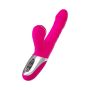 JOS Thrusting and sucking vibrator To-Frolly, silicone, pink, 21,5cm - 8