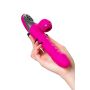 JOS Thrusting and sucking vibrator To-Frolly, silicone, pink, 21,5cm - 10