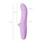 JOS JRotator vibrator MERRY-GOR, silicone, purple, 20.7 cm - 6