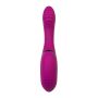 JOS Vibrator with clitoral stimulator JOS Spin, silicone, purple, 23 cm - 3