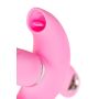 JOS Vibrator with clitoral stimulator JOS Twistme, silicone, pink, 19.5 cm - 13