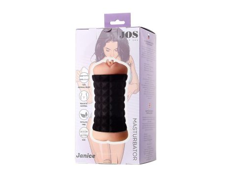 JOS JANICE, Masturbator double-sided, TPR, fleshy, 14.5 cm - 6