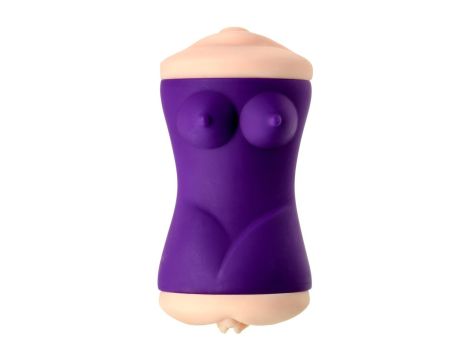 JOS YARA, Masturbator double-sided, TPR, fleshy, 17.5 cm - 2