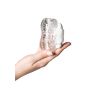 Lingam Khani, Vibrating Masturbator, TPE, Transparent, 9 cm - 8