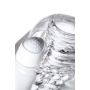 Lingam Khani, Vibrating Masturbator, TPE, Transparent, 9 cm - 9