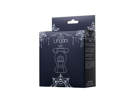 Lingam Shakti, Vibrating Masturbator, TPE, Transparent, 9 cm - 4