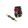 Wild Roses Wrist Cuffs Black - 6