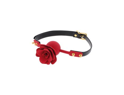 Wild Roses Ball Gag Black - 4