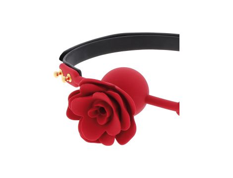 Wild Roses Ball Gag Black - 5