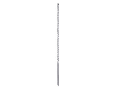 Dip Stick Ribbed 6 mm Silver