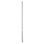 Dip Stick Ribbed 6 mm Silver - 2