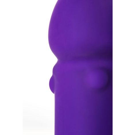 A-TOYS, Vibrator with clitoral stim, Silicone, Purple, 18 cm - 10