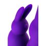 A-TOYS, Vibrator with clitoral stim, Silicone, Purple, 18 cm - 12