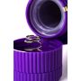 A-TOYS, Vibrator with clitoral stim, Silicone, Purple, 18 cm - 14