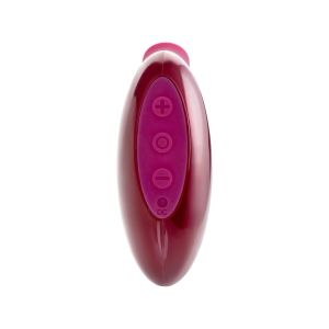 TOYFA A-Toys Myrty Clitoral Vacuum Stimulator, burgundy, 9.8 cm - image 2