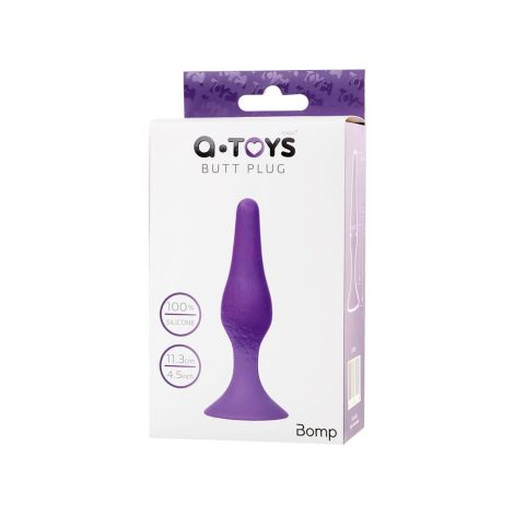 A-TOYS, Anal Plug, Silicone, Purple, 11,3 cm - 7