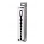 A-TOYS, Anal Vibration Chain, Silicone, Black, 34 cm - 2