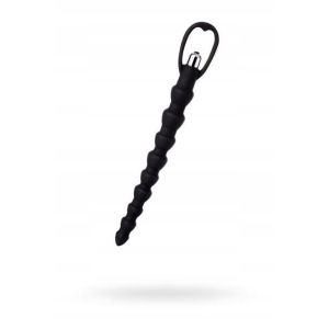 A-TOYS, Anal Vibration Chain, Silicone, Black, 32,7 cm - image 2