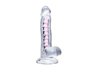 Flexible dildo A-Toys Paret, transparent, 18 cm - image 2