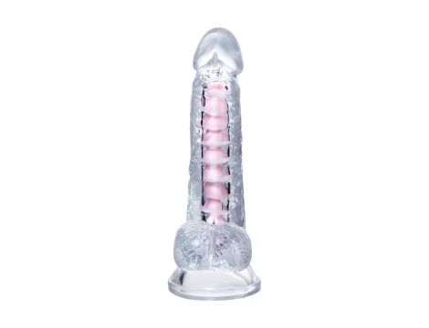 Flexible dildo A-Toys Paret, transparent, 18 cm - 5