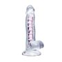 Flexible dildo A-Toys Paret, transparent, 18 cm - 3