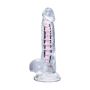 Flexible dildo A-Toys Paret, transparent, 18 cm - 4