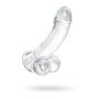 Realistic dildo A-Toys by TOYFA Cryst, TPE, transparent, 15 cm - 2