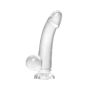 Realistic dildo A-Toys by TOYFA Cryst, TPE, transparent, 15 cm - 3