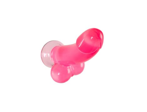 Realistic dildo A-Toys by TOYFA Fush, TPE, pink, 18 cm - 5