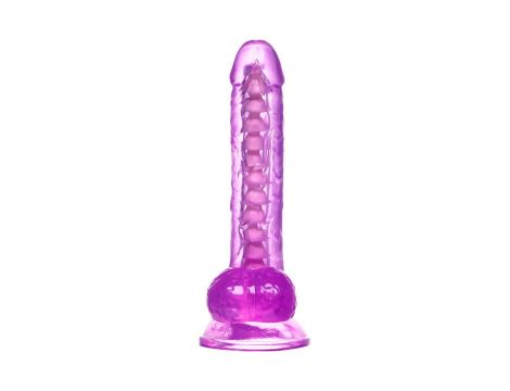 Realistic dildo A-Toys by TOYFA Celiam, TPE, purple, 20.5 cm - 3