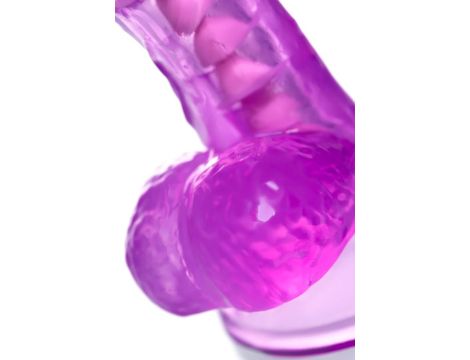 Realistic dildo A-Toys by TOYFA Celiam, TPE, purple, 20.5 cm - 12