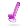 Realistic dildo A-Toys by TOYFA Celiam, TPE, purple, 20.5 cm - 2