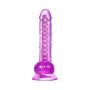 Realistic dildo A-Toys by TOYFA Celiam, TPE, purple, 20.5 cm - 4