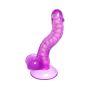 Realistic dildo A-Toys by TOYFA Celiam, TPE, purple, 20.5 cm - 5