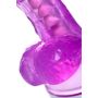 Realistic dildo A-Toys by TOYFA Celiam, TPE, purple, 20.5 cm - 13