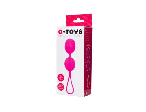 A-TOYS,Vaginal balls, Silicone, Pink, O 3.5 cm - 3