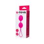 A-TOYS,Vaginal balls, Silicone, Pink, O 3.5 cm - 4