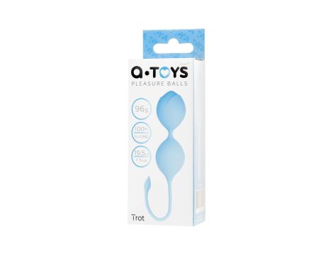 A-TOYS,Vaginal balls, Silicone, Blue, O 3.5 cm - 6