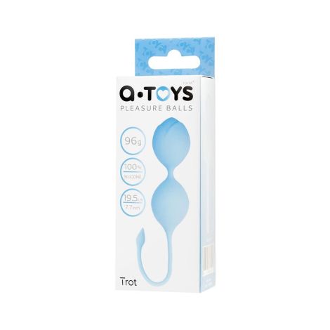 A-TOYS,Vaginal balls, Silicone, Blue, O 3.5 cm - 6