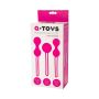 A-TOYS, Set of vaginal balls, 7,9 cm, silicone, diameter 3-3,2 cm - 9