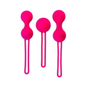 A-TOYS, Set of vaginal balls, 7,9 cm, silicone, diameter 3-3,2 cm - image 2