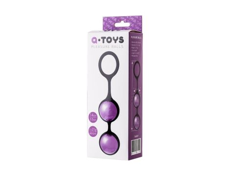 A-TOYS, Vaginal balls, ABS plastic, Purple, O 3.1 cm - 3