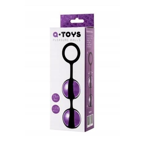 A-TOYS, Vaginal balls, ABS plastic, Purple, O 3.5 cm