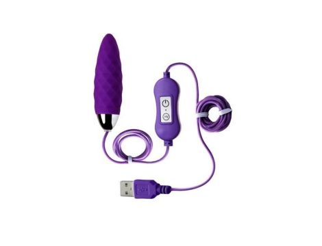 A-TOYS, Vibro egg 'Cony', with control panel, silicone, violet - 2