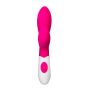 A-TOYS, Vibrator Lilu with Clitoral Stimulator, Silicone, Pink, 20 cm, 10 speeds, 2xAAA - 3